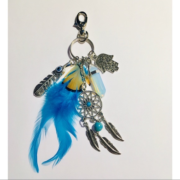 ๐HP๐ Boho dream catcher keychain purse charm - Picture 1 of 1